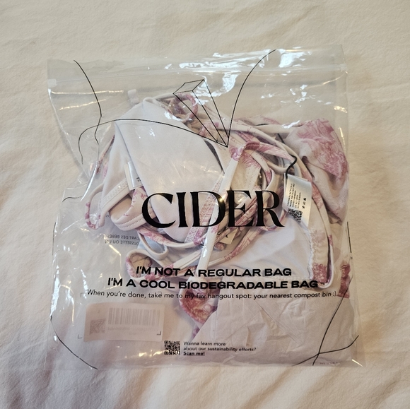 Cider Swim Nwt Cider Bikini And Sarong Set Pink Poshmark